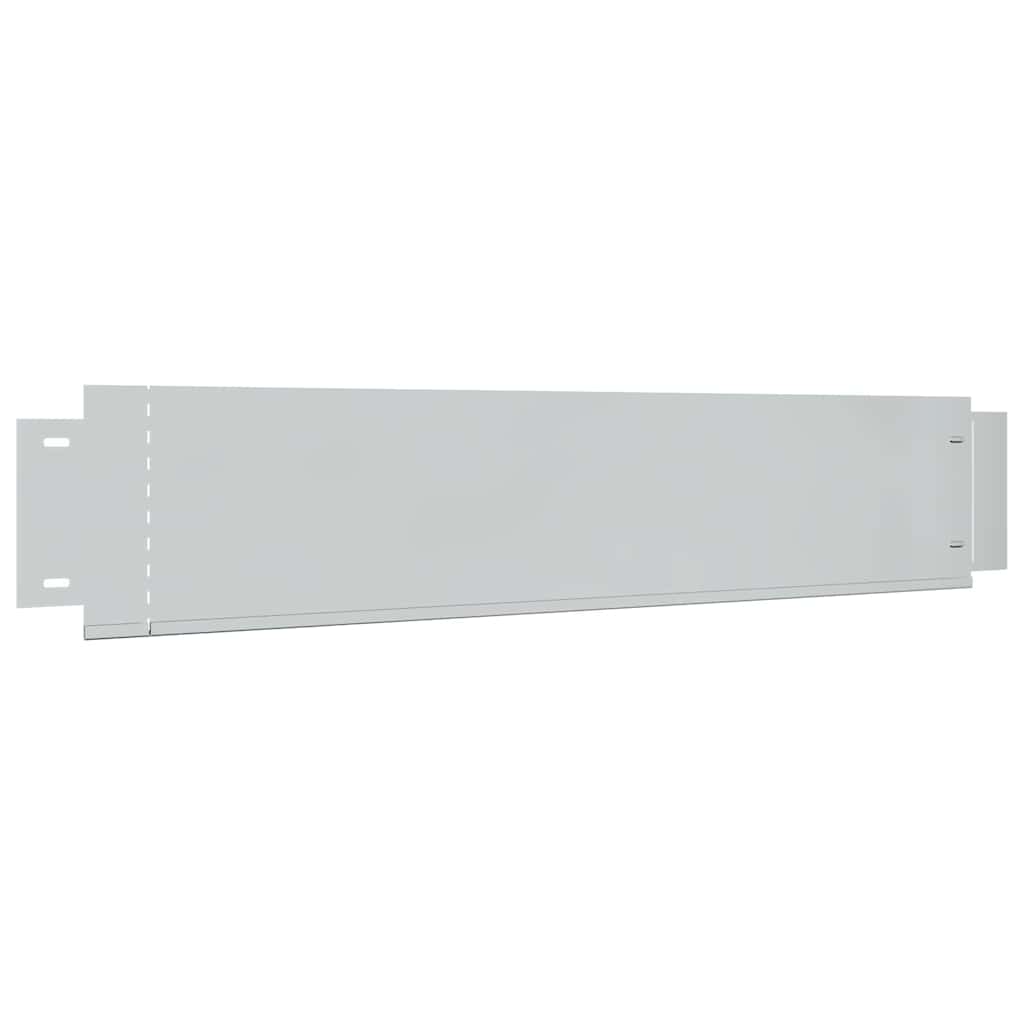 Lawn Fences 5 pcs Galvanised Steel 100x19 cm