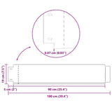 Lawn Fences 5 pcs Galvanised Steel 100x19 cm