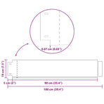 Lawn Fences 5 pcs Galvanised Steel 100x19 cm
