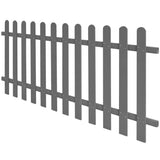 Picket Fence WPC 200x80 cm - Front View