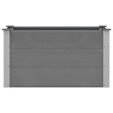 Garden Raised Bed WPC 100x50x54 cm Grey