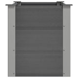 Garden Raised Bed WPC 100x50x54 cm Grey