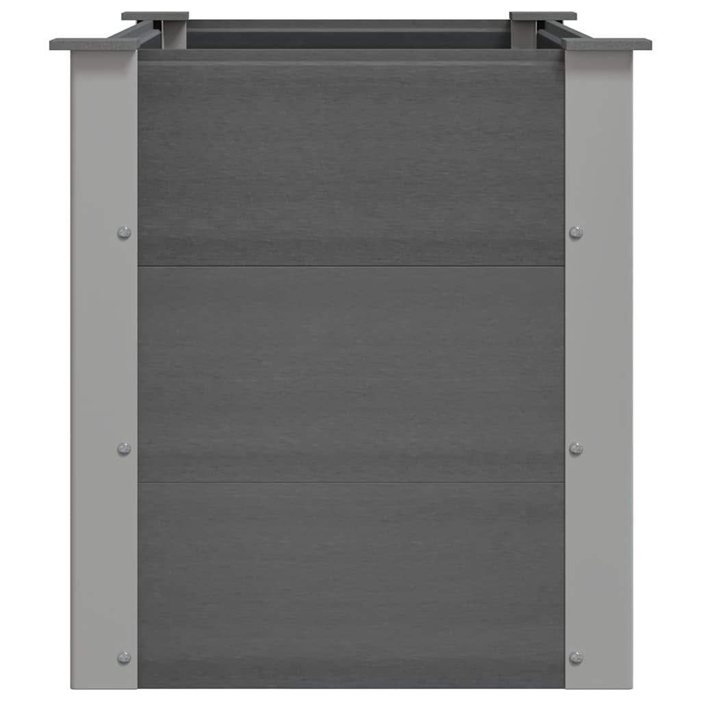 Garden Raised Bed WPC 100x50x54 cm Grey