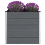 Garden Raised Bed WPC 100x50x91 cm Grey