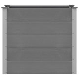 Garden Raised Bed WPC 100x50x91 cm Grey