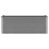 Garden Raised Bed WPC 150x50x54 cm Grey