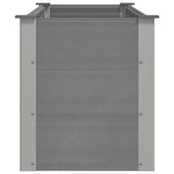 Garden Raised Bed WPC 150x50x54 cm Grey