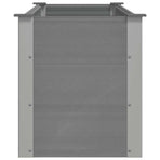 Garden Raised Bed WPC 150x50x54 cm Grey