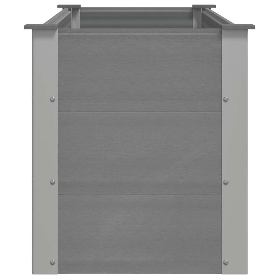 Garden Raised Bed WPC 150x50x54 cm Grey
