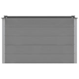 Garden Raised Bed WPC 150x50x91 cm Grey