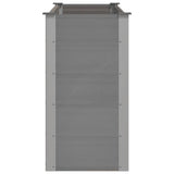 Garden Raised Bed WPC 150x50x91 cm Grey
