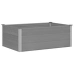 Garden Raised Bed WPC 150x100x54 cm Grey