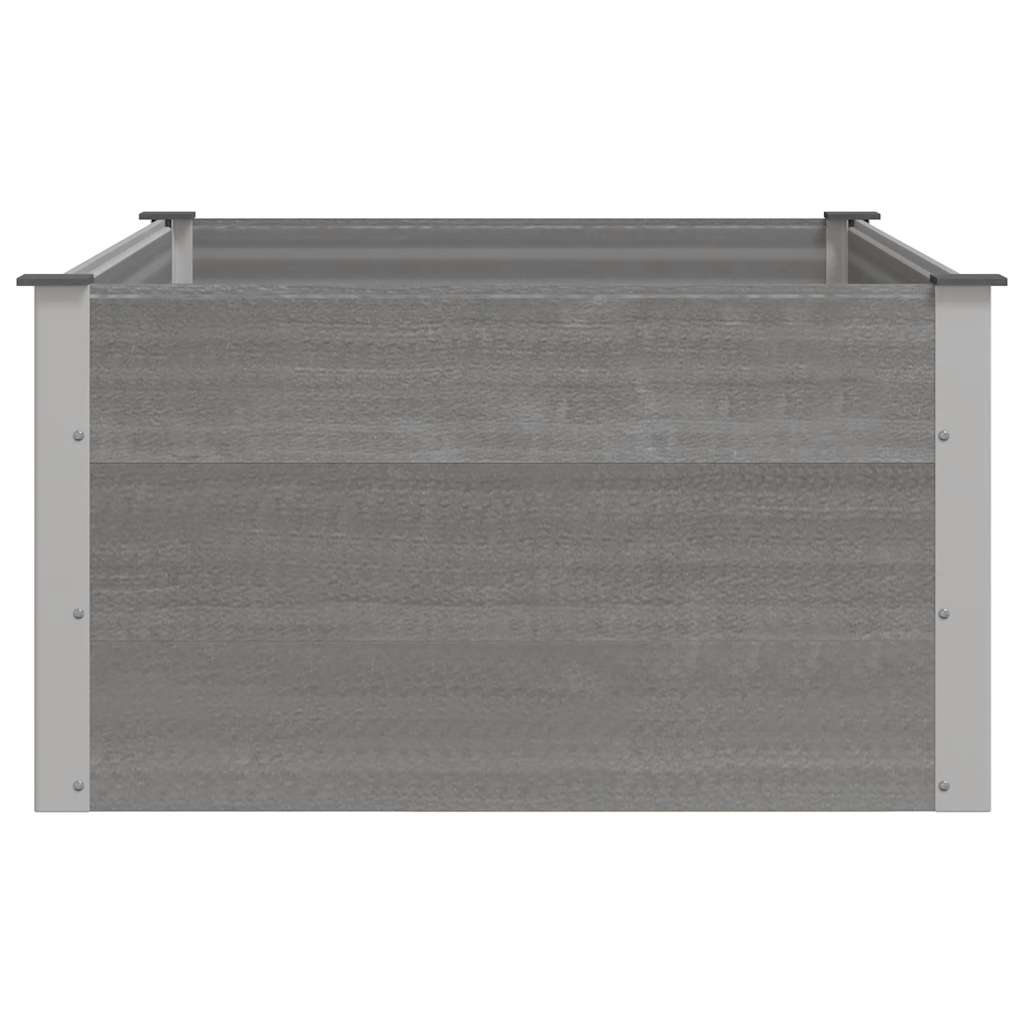 Garden Raised Bed WPC 150x100x54 cm Grey