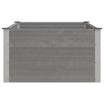 Garden Raised Bed WPC 150x100x54 cm Grey