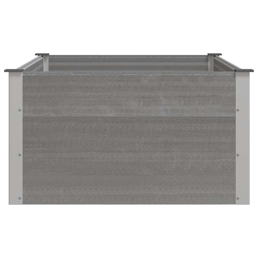 Garden Raised Bed WPC 150x100x54 cm Grey