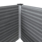 Garden Raised Bed WPC 150x100x54 cm Grey