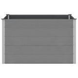 Garden Raised Bed WPC 150x100x91 cm Grey