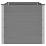 Garden Raised Bed WPC 150x100x91 cm Grey