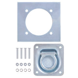 Lashing Rings for Trailer 8 pcs Galvanised Steel 2000 kg - Side View