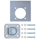 Lashing Rings for Trailer 6 pcs Galvanised Steel 2000 kg - Side View