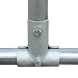 Outdoor Chicken Cage Galvanised Steel 2x2x1.92 m - Side View