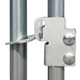 Outdoor Chicken Cage Galvanised Steel 2x2x1.92 m - Top-Down View