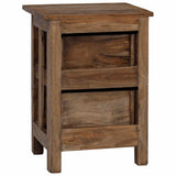 Nightstand Solid Mahogany Wood 40x30x51 cm - Extra Image