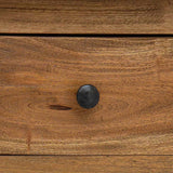 Sideboard Solid Mahogany Wood 100x30x50 cm - Close-Up Angle