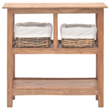 Console Table Solid Mahogany Wood 69x28x70 cm