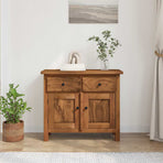 Sideboard Solid Mahogany Wood 75x30x65 cm