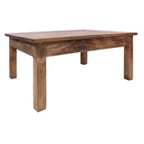 Coffee Table Solid Mahogany Wood 96x73x45 cm