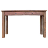 Console Table Solid Mahogany Wood 123x42x75 cm