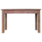 Console Table Solid Mahogany Wood 123x42x75 cm