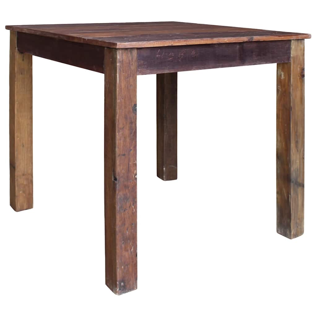 Dining Table Solid Reclaimed Wood 82x80x76 Cm