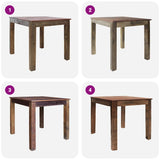Dining Table Solid Reclaimed Wood 82x80x76 Cm
