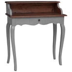 Writing Desk Solid Mahogany Wood 80x40x92 cm