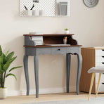 Writing Desk Solid Mahogany Wood 80x40x92 cm