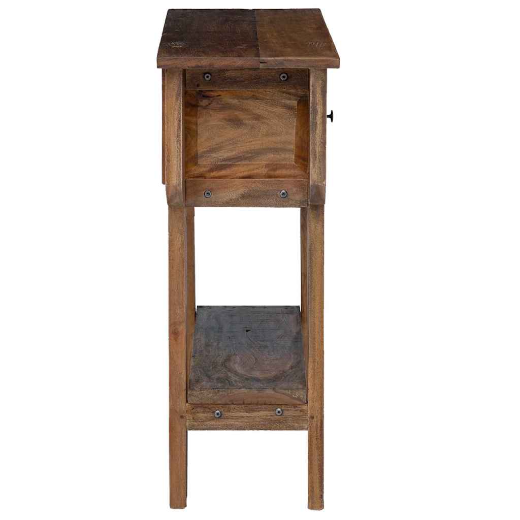 Console Table Mixed Recycled Wood 80x35x80 cm