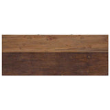 Console Table Mixed Recycled Wood 80x35x80 cm - Low Angle