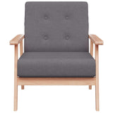 Armchair Dark Grey Fabric