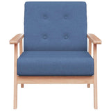 Armchair Blue Fabric