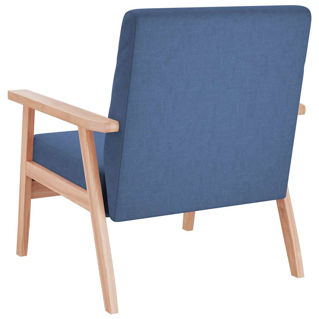 Armchair Blue Fabric