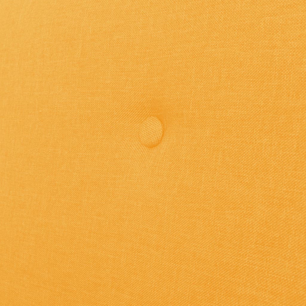 2-Seater Sofa Fabric Yellow