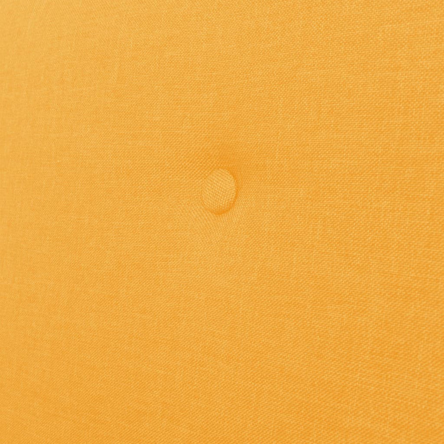 2-Seater Sofa Fabric Yellow