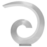 Pool Fountain Stainless Steel 50x30x53 cm Silver - Side View
