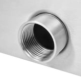 Pool Fountain Stainless Steel 64x30x52 cm Silver - Close-Up Angle