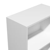 Bookshelf Engineered Wood 60x31x155 cm white