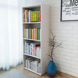 Bookshelf Engineered Wood 60x31x155 cm white