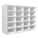 Shoe Rack Engineered Wood 92x30x67.5 cm White - Front View
