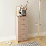 Tall Chest of Drawers Engineered Wood 41x35x106 cm Oak